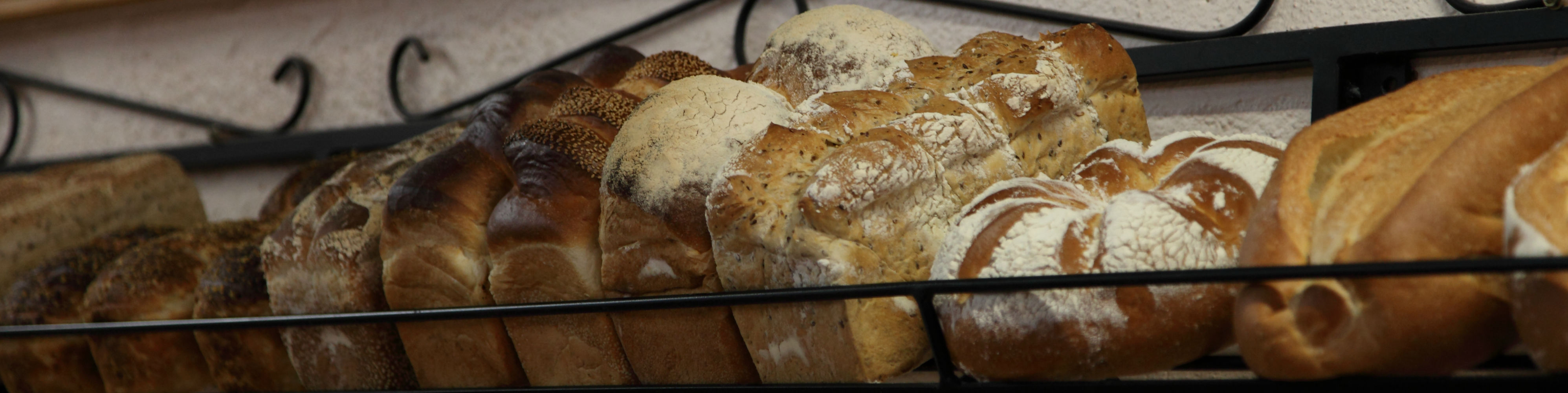row of bread row of bread